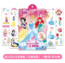 将图片加载到图库查看器，Disney Toy Story Woody Buzz Child Temporary Tattoo Body Art Flash Tattoo Stickers elsa anna Waterproof  Styling Sticker gift box
