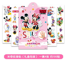 将图片加载到图库查看器，Disney Toy Story Woody Buzz Child Temporary Tattoo Body Art Flash Tattoo Stickers elsa anna Waterproof  Styling Sticker gift box
