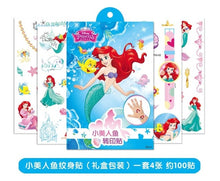 将图片加载到图库查看器，Disney Toy Story Woody Buzz Child Temporary Tattoo Body Art Flash Tattoo Stickers elsa anna Waterproof  Styling Sticker gift box
